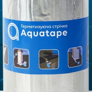 Герметизуюча бітумна стрічка AQUATAPE 100 мм х 3 м алюміній