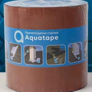 Герметизуюча бітумна стрічка AQUATAPE 100 мм х 3 м червоний