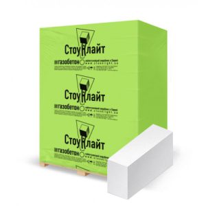 Газобетонні блоки Стоунлайт 400*200*600,D500 гладкий (1 уп.- 40 шт)