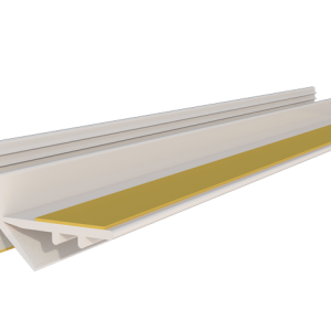 Профіль ПВХ привіконний 6мм білий без сітки 2,5м