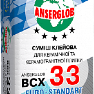 Клей для плитки Anserglob ВСХ-33 25 кг (зимовий)