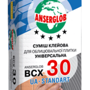 Клей для плитки Anserglob ВСХ-30 25 кг