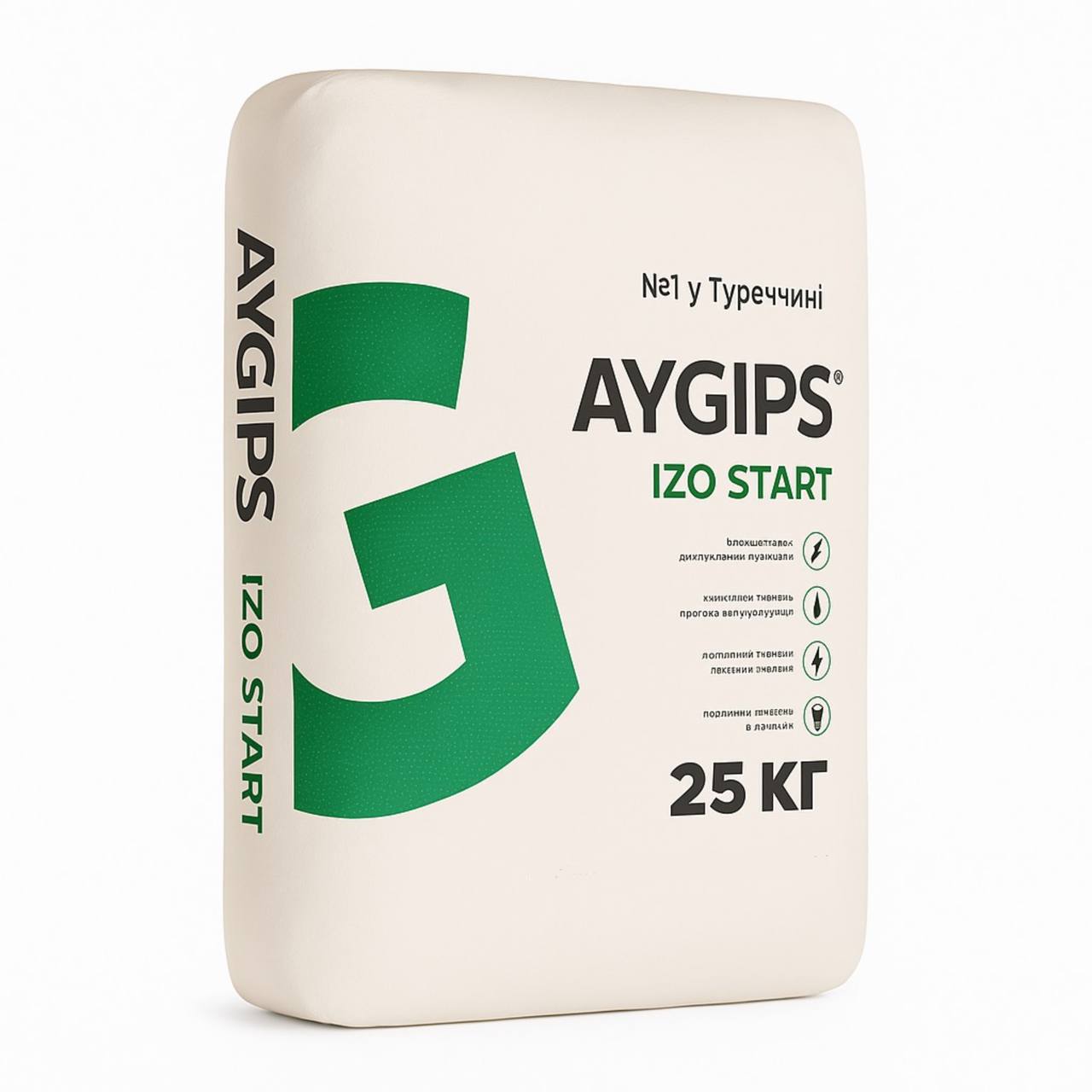 Штукатурка гіпсова Aygips Izo Start 25 кг
